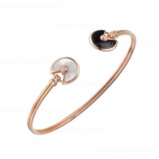 Гривна Cartier Amulette de Cartier, розово злато, оникс, бял седеф, диамант
