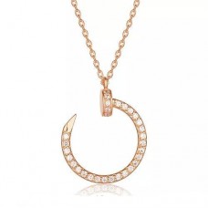 Висулка Cartier Juste Un Clou с диаманти от розово злато