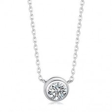Колие Diamants Legers De Cartier, малък модел, бяло злато, диаманти