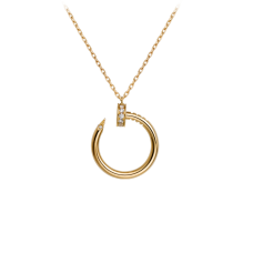 Cartier Juste Un Clou Колие с диаманти от жълто злато