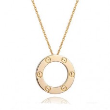 Колие с висулка Cartier Love от жълто злато