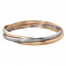 Гривна Cartier Trinity Бяло злато/Жълт Бог/Розово злато