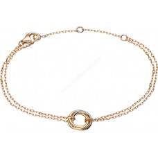 Гривна Cartier Trinity Бяло злато/Жълт Бог/Розово злато