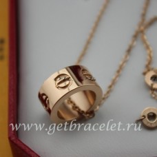 Колие Cartier LOVE от розово злато