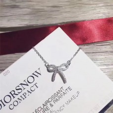 Колие Tiffany с панделка и обсипано с кристали, разпродажба