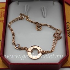 Колие Cartier Love с гривна от злато и диаманти