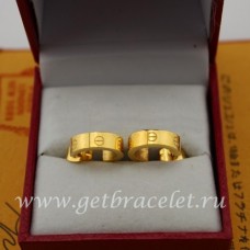 Обеци Cartier Love от жълто злато