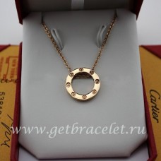 Колие Cartier LOVE от розово злато