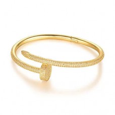 Гривна Cartier Juste Un Clou с диаманти от жълто злато