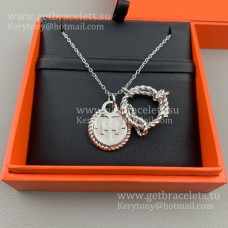 Колие Hermes Anchor от стерлингово сребро
