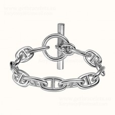 Колие Hermes Chaine DAncre, средно бяло злато/розово злато/жълто злато