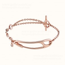 Пънк гривна Hermes Chaine DAncre с 1 диамант