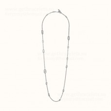 Дълго колие Hermes Farandole 120 см, сребро