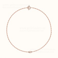 Колие Hermes Farandole от бяло злато/розово злато