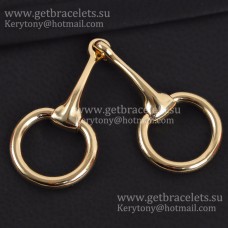 Пръстен/катарама за шал Hermes Small Mors в розово злато