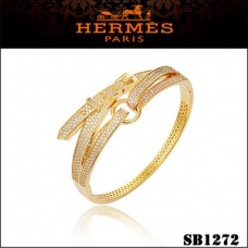 Гривна Hermes Debridee от злато с диаманти