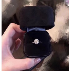 Сребърен пръстен Tiffany Set One Diamond, подарък за Свети Валентин