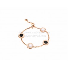 Гривна BVLGARI BVLGARI от розово злато със седеф и оникс