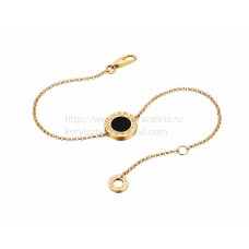 Гривна BVLGARI BVLGARI от жълто злато с оникс