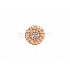 BVLGARI BVLGARI НАПРАВЕТЕ СВОЯ ДВОЙКА Комплект единични обеци от розово злато с диаманти Pave