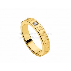 BVLGARI BVLGARI Пръстен от жълто злато и диаманти