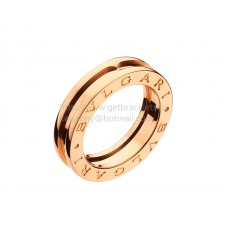 Пръстен Bvlgari B.zero1 с 1 лента от розово злато