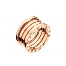 Пръстен Bvlgari B.zero1 с 4 ленти от розово злато