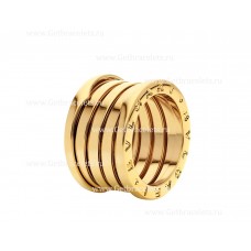 Пръстен Bvlgari B.zero1 за XX-та годишнина с 5 ленти от 18-каратово жълто злато