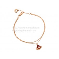 Гривна Bvlgari DIVAS Dream от розово злато с карнеол