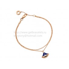 Гривна Bvlgari DIVAS Dream от розово злато с лапис лазули