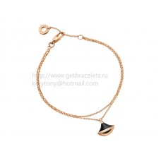 Гривна Bvlgari DIVAS Dream, розово злато с оникс Гривна Bvlgari DIVAS Dream, розово злато с оникс