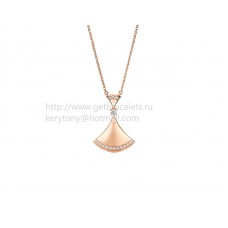 Колие Bvlgari Divas Dream Rose с диаманти Pave