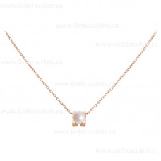 Колие C DE Cartier от розово злато с перла