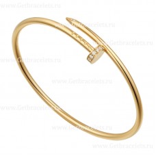 Гривна Cartier Juste Un Clou SM от жълто злато с диаманти