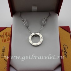 Колие Cartier LOVE от бяло злато