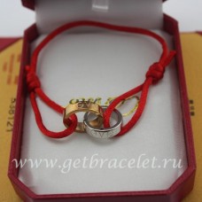 Гривна Cartier Love Розово злато Бяло злато Червено Crod