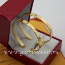 Обеци Cartier Love от жълто злато
