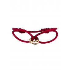 Гривна Cartier Trinity с червен шнур