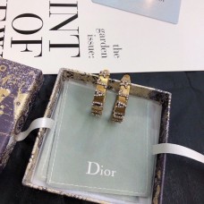 Обеци Dior JADIOR Star-JADIOR с диаманти, антични месингови, широки...