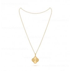 Дълго колие Van Cleef Arpels Magic Alhambra с 1 мотив, жълто злато