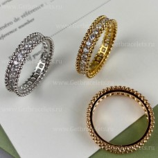 Пръстени Van Cleef Arpels Perlee с 1 ред диаманти
