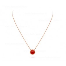 Van Cleef Arpels Perlee Couleurs Медальон от розово злато, карнеол
