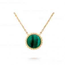 Висулка Van Cleef Arpels Perlee Couleurs Малахит от жълто злато
