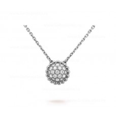 Висулка с диаманти Van Cleef Arpels Perlee от бяло злато