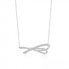 Колие с панделка Tiffany Chic Diamonds Visual Damske Bižuterije