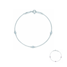 Гривна Tiffany Elsa Peretti Diamonds Dupe By The Yard, сребро