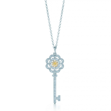 Висулка Tiffany Keys Rose Key от диаманти, сребро, разпродажба в Лос Анджелис