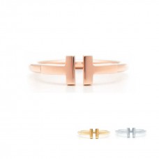 Пръстен Tiffany T Wire Phoenix Rose Gold Lady UK