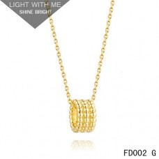 Висулка Van Cleef Arpels от жълто злато Perlee, 3 реда