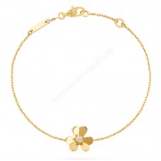 Гривна Van Cleef Arpels Frivole от жълто злато/бяло злато с диаманти